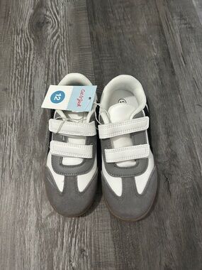 Cat & Jack White and Gray Velcro Sneakers for Kids